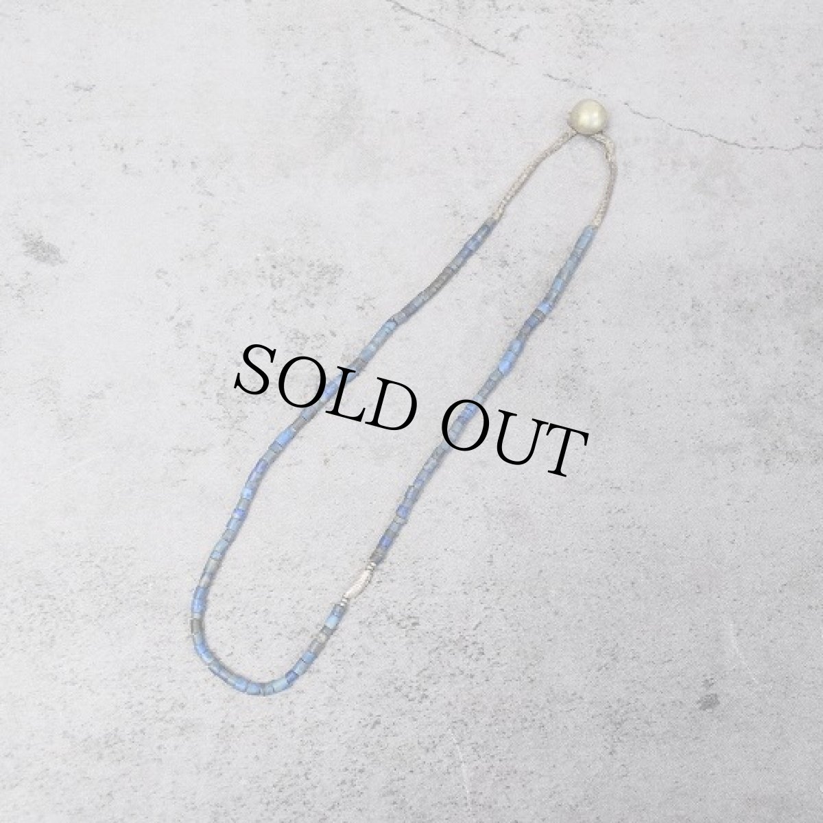 画像2: RORAN "Old Lapis × Silver" ネックレス (2)