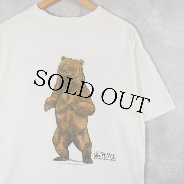 希少90sヴィンテージUSA古着白tシャツ L カレッジTシャツ