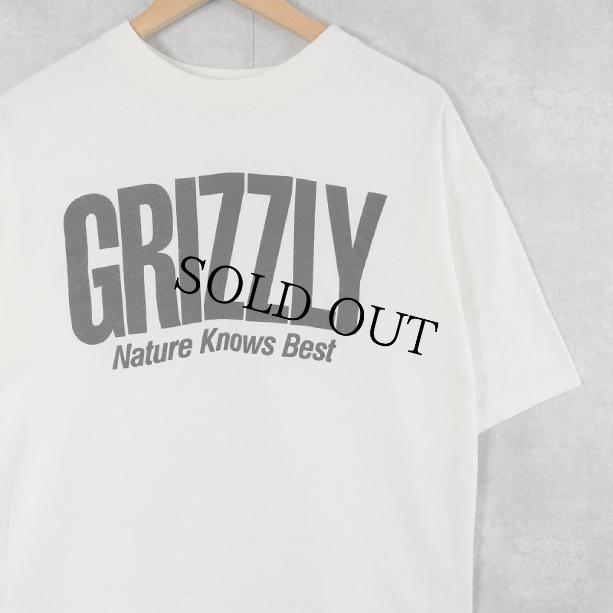 画像2: 90's WWF "GRIZZLY" くまイラストTシャツ (2)