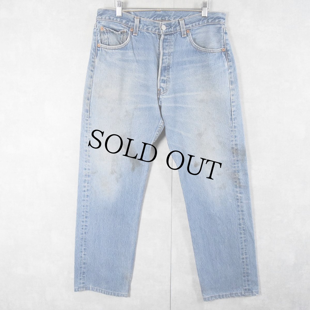 画像1: 90's Levi's 501 USA製 デニムパンツ W34 (1)