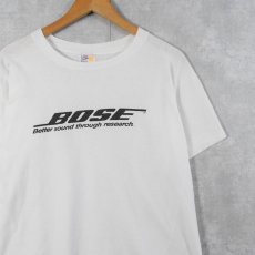 画像1: 70〜80's BOSE 音響機器メーカー ロゴプリントTシャツ L (1)