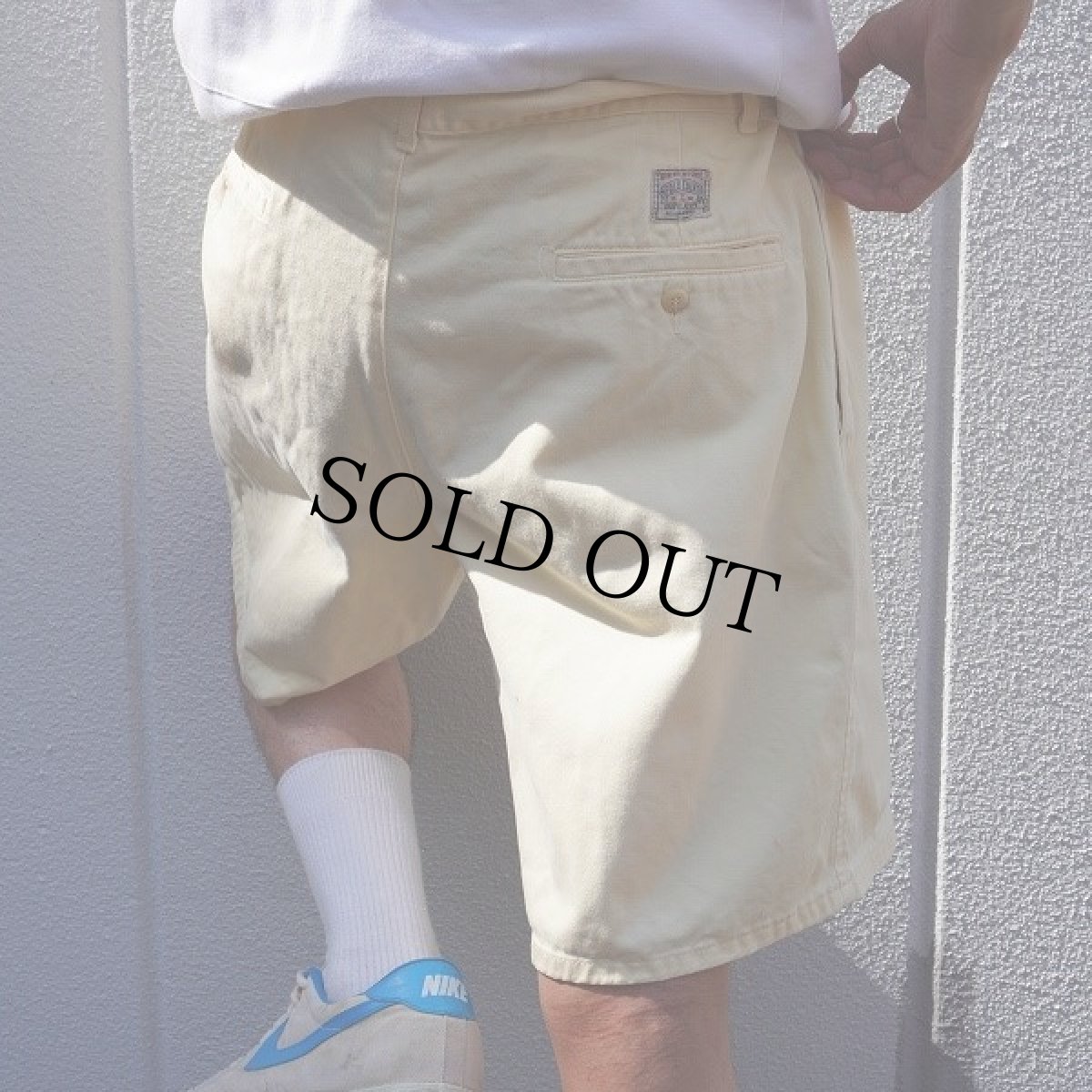 画像2: 90's POLO Ralph Lauren USA製 2タック チノショーツ W32 (2)