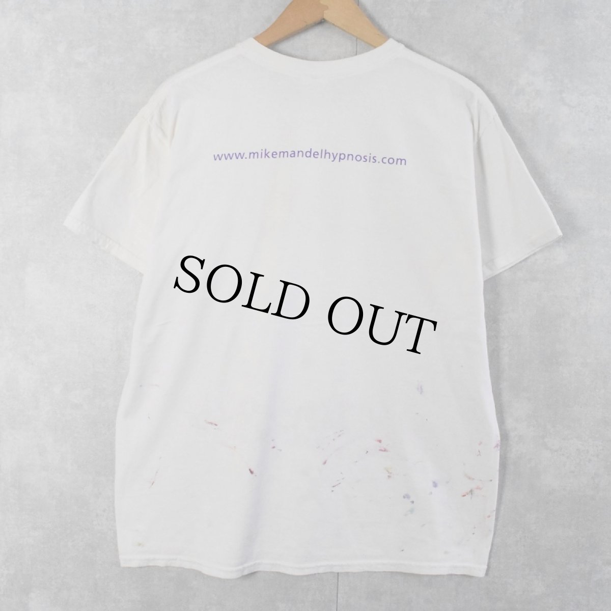 画像2: "Hypnotic Storm Riders" ペンキペイント プリントTシャツ L (2)