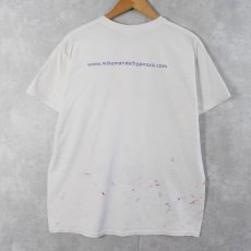 画像2: "Hypnotic Storm Riders" ペンキペイント プリントTシャツ L (2)