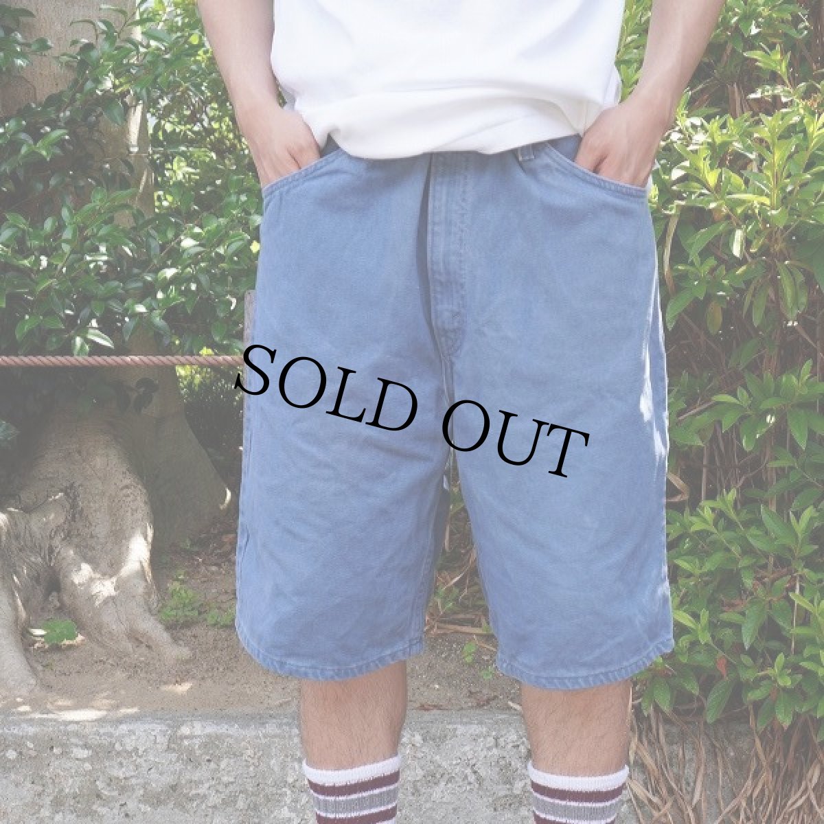 画像2: 90's Levi's 550 "RELAXED FIT" USA製 カラーデニムショーツ W36 (2)