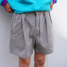 画像1: 90's POLO Ralph Lauren USA製 2タック コットンチノショーツ W28 (1)