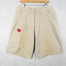 画像2: 【SALE】 machine デザインコットンカーゴショーツ W35 (2)