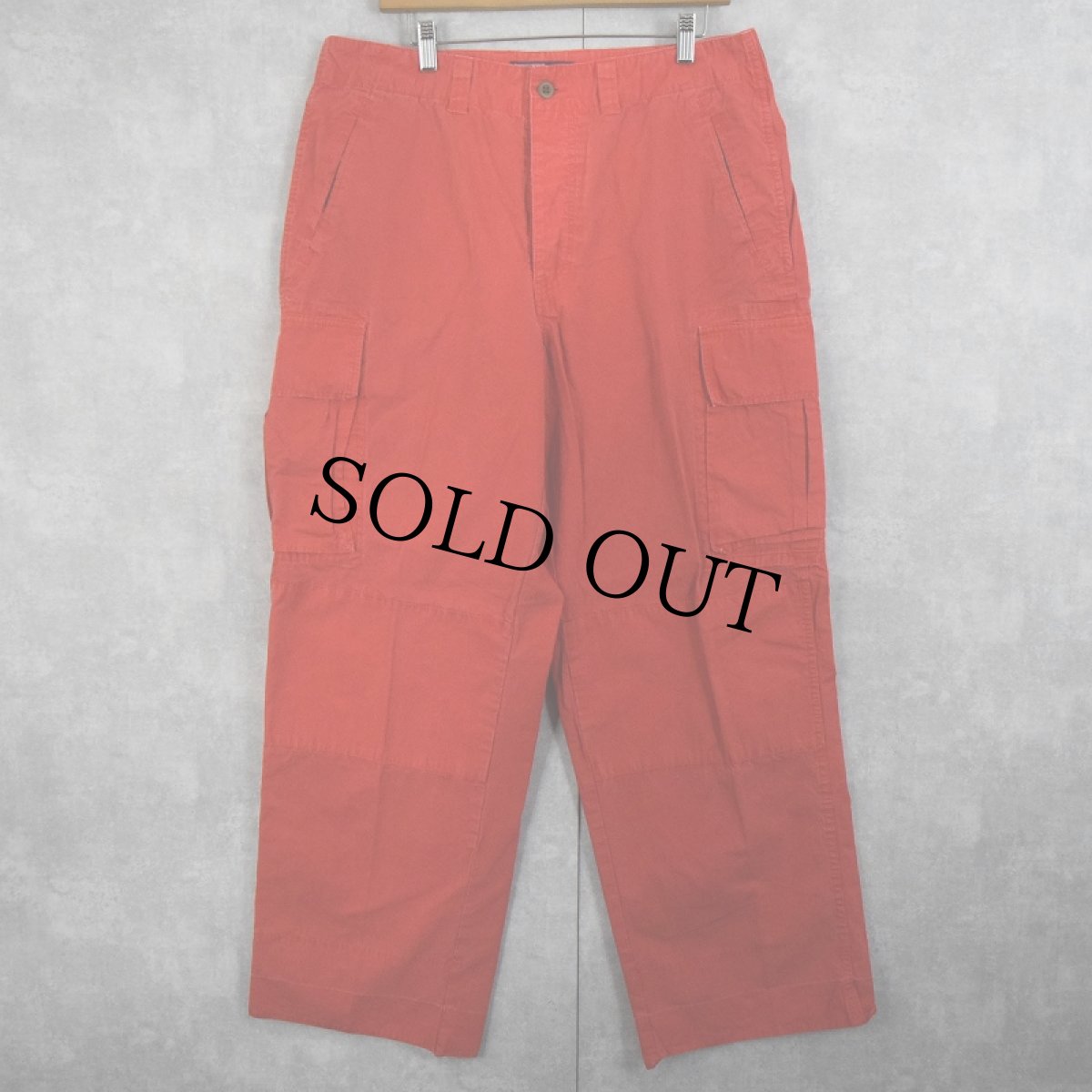 画像1: POLO Ralph Lauren "FRENCH MILITARY M-47 TYPE" コットンカーゴパンツ W35 (1)