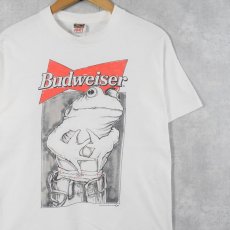 画像1: 90's Budweiser USA製 "Calvin Klein" ビールメーカー パロディTシャツ M (1)