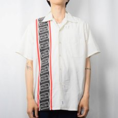 画像2: 70's BOSS "Black Tsble" ダクロン×コットンシャツ L (2)