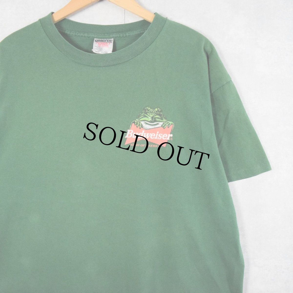 画像2: 90's Budweiser USA製 "This Bud's For You!" ビールメーカー プリントTシャツ XL (2)