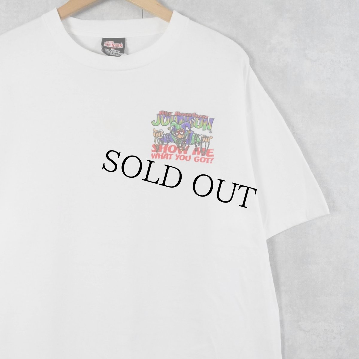 画像2: 90's BIG JOHNSON シュールイラスト エロTシャツ XL (2)