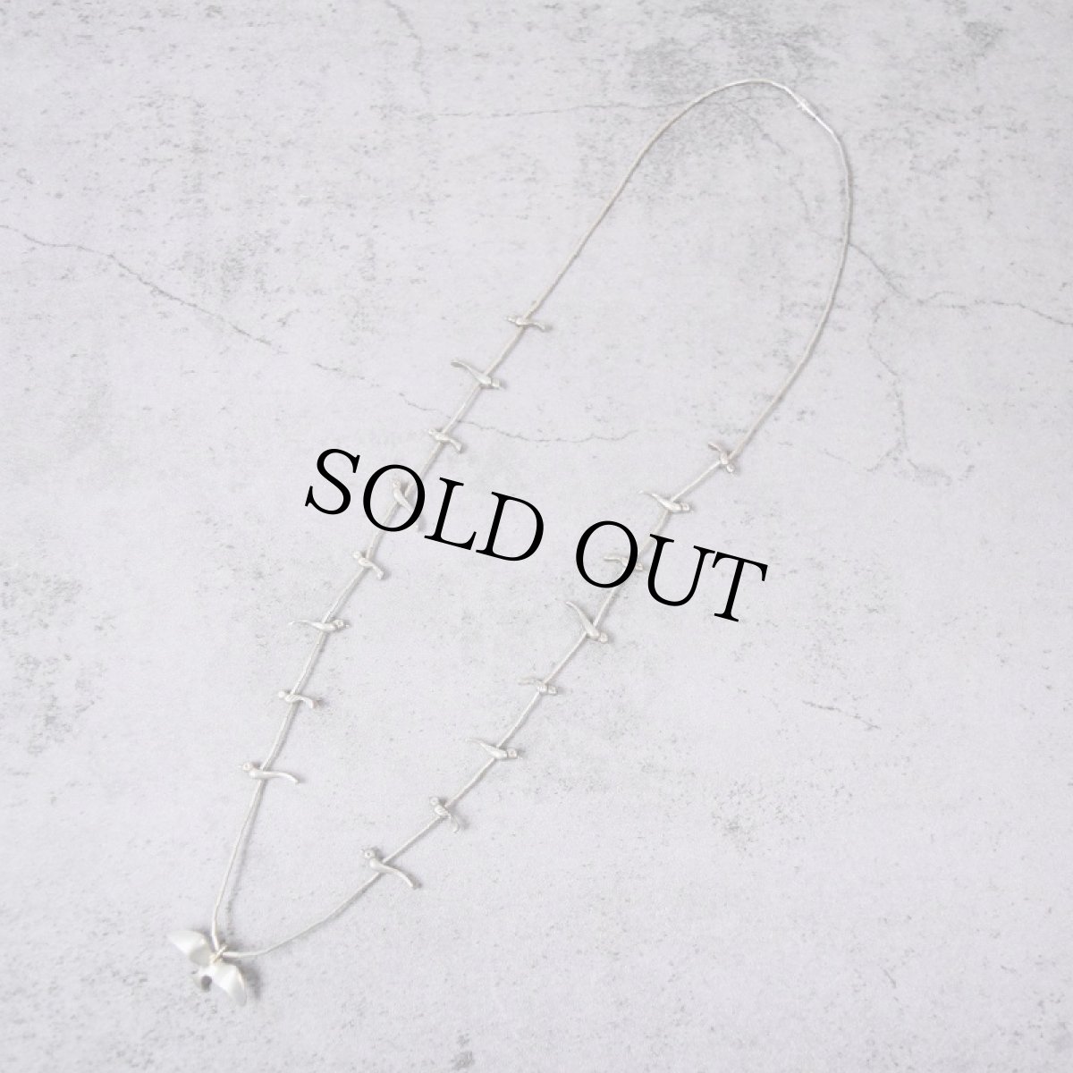 画像2: 鳥モチーフ シルバーネックレス (2)