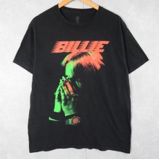 画像1: Billie Eilish "My Future" ミュージシャンフォトプリントTシャツ BLACK L (1)