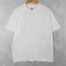 画像1: 90's FRUIT OF THE LOOM USA製 無地Tシャツ L (1)