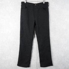 画像1: 90's Wrangler USA製 ランチャードレスジーンズ BLACK W31 (1)