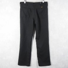 画像2: 90's Wrangler USA製 ランチャードレスジーンズ BLACK W31 (2)