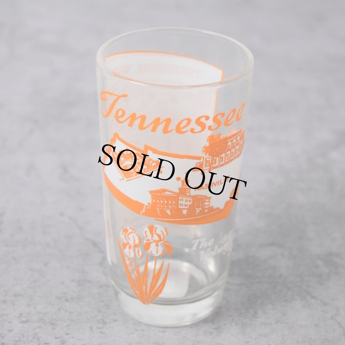 画像1: 【SALE】 VINTAGE "Tennessee" スーベニアグラス (1)