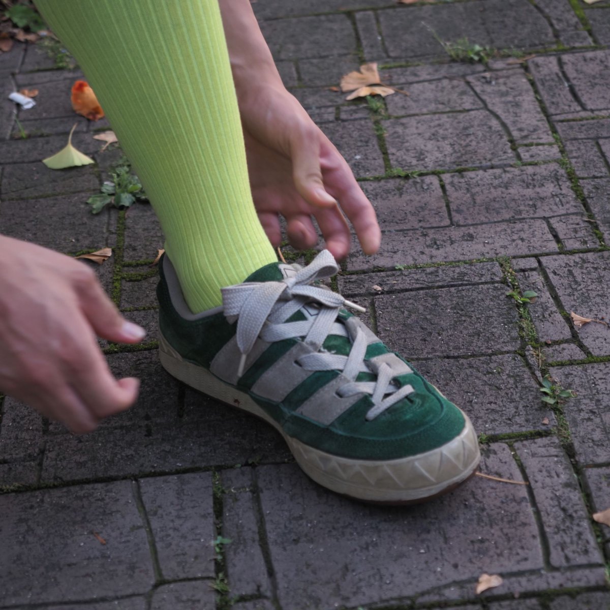 画像4: 【SALE】 90's Adidas ADIMATIC スエードスニーカー 27cm (4)