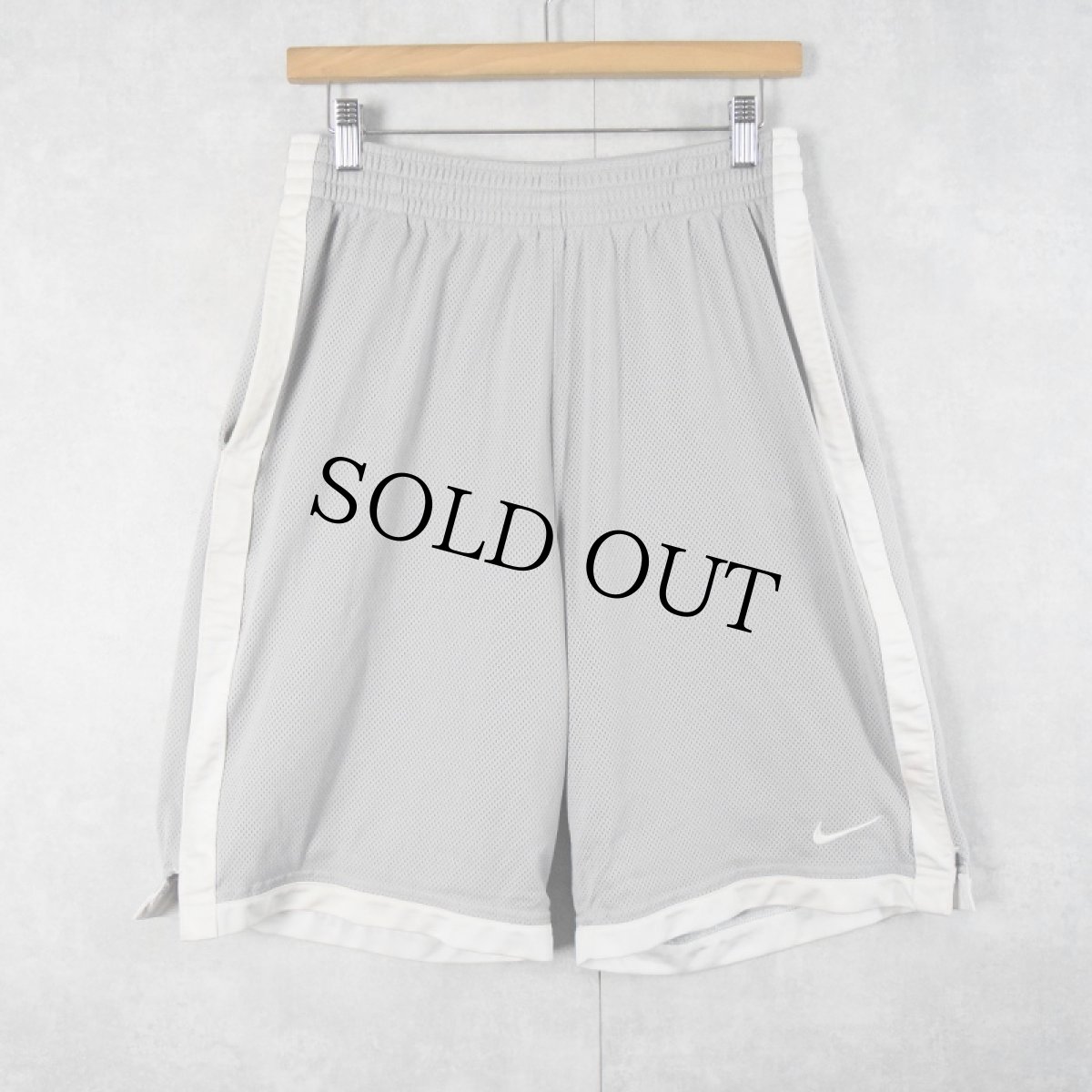 画像2: NIKE "BASKETBALL" サイドライン バスケットボールハーフパンツ S (2)