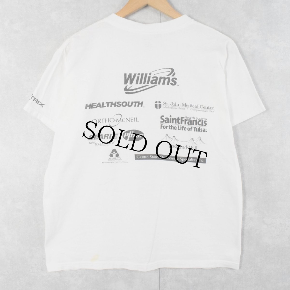 画像2: SNOOPY "A Joint Walk" キャラクタープリントTシャツ L (2)