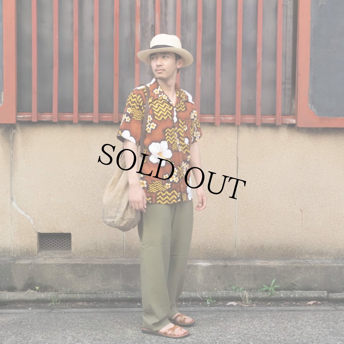 画像2: VINTAGE リボンデザイン ストロー中折れハット (2)