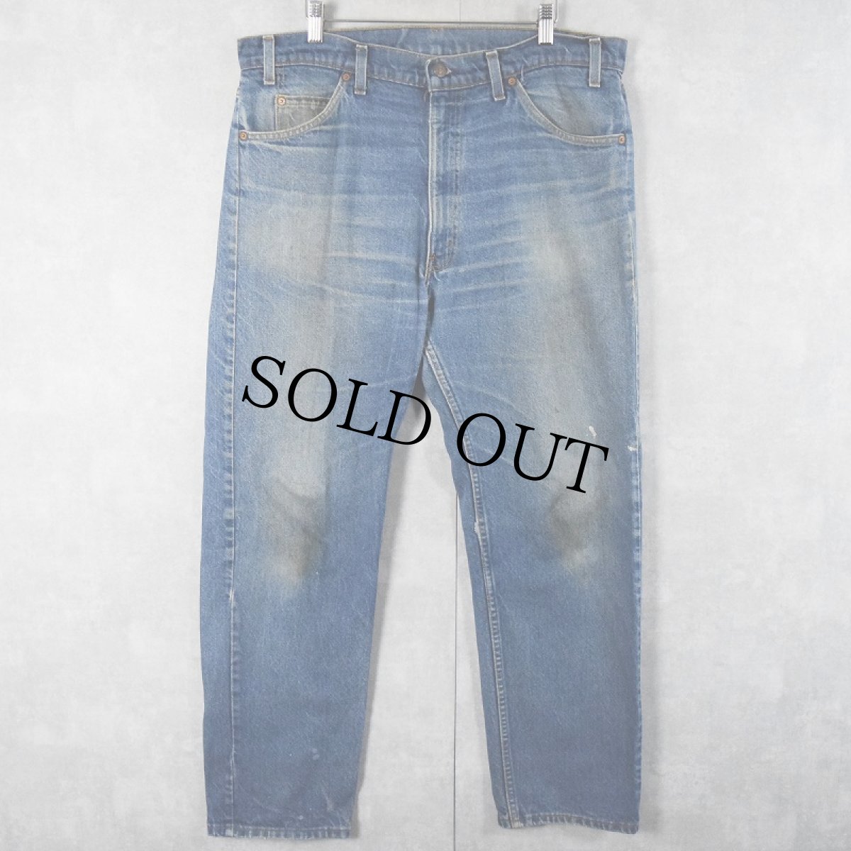 画像1: 80's Levi's 505 オレンジタブ デニムパンツ W37 (1)