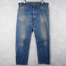画像1: 80's Levi's 505 オレンジタブ デニムパンツ W37 (1)