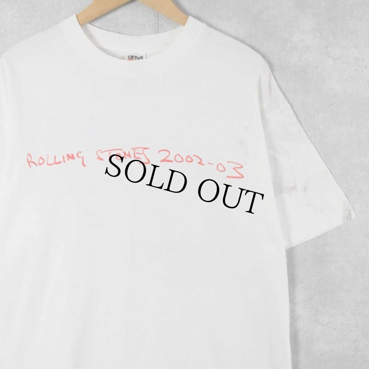 画像2: 2000's THE ROLLING STONES "2002-03" ロックバンドTシャツ L (2)