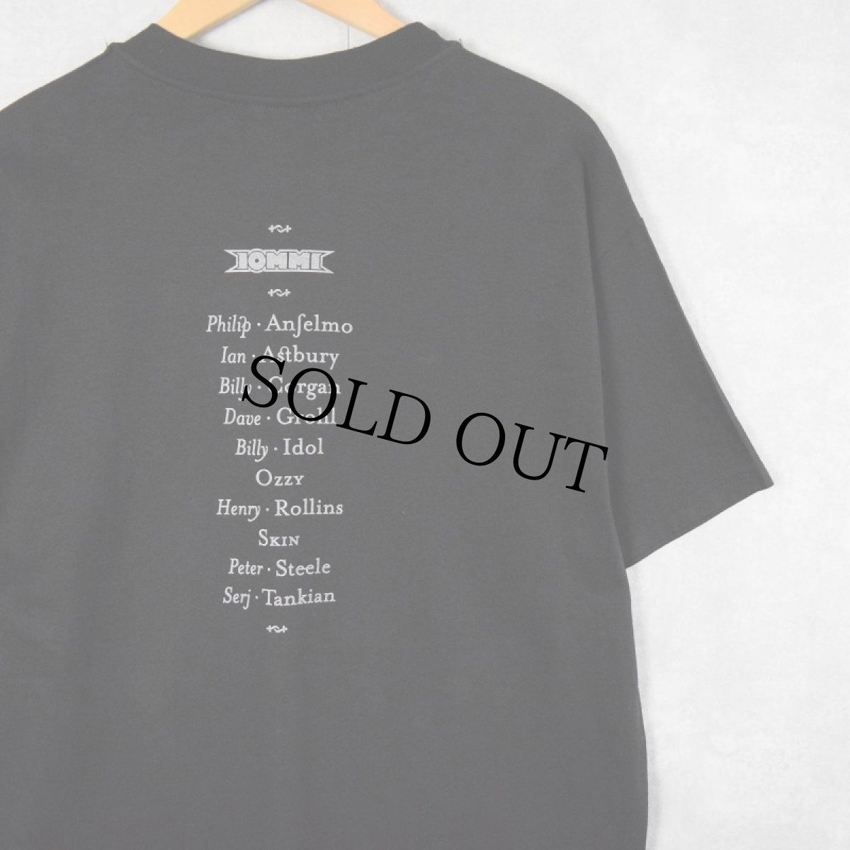 画像2: 【SALE】 2000's Tony Iommi ギタリスト アルバムTシャツ BLACK L (2)