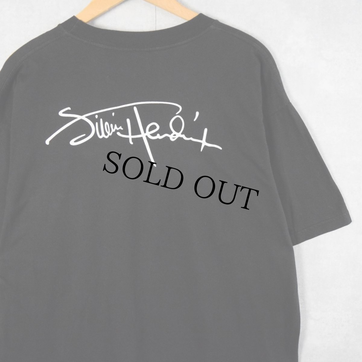 画像2: 90's Jimi Hendrix USA製 ミュージシャンプリントTシャツ BLACK XL (2)