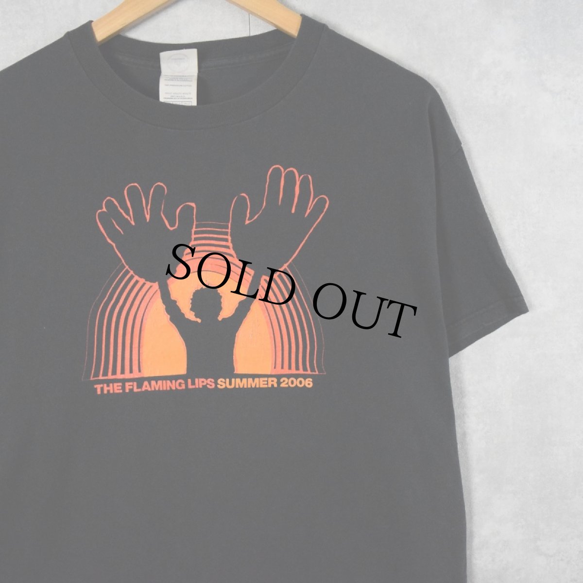 画像1: 2000's THE FLAMING LIPS "THE MYSTIC HEADSPACE SUMMER TOUR 2006" ロックバンドTシャツ L (1)