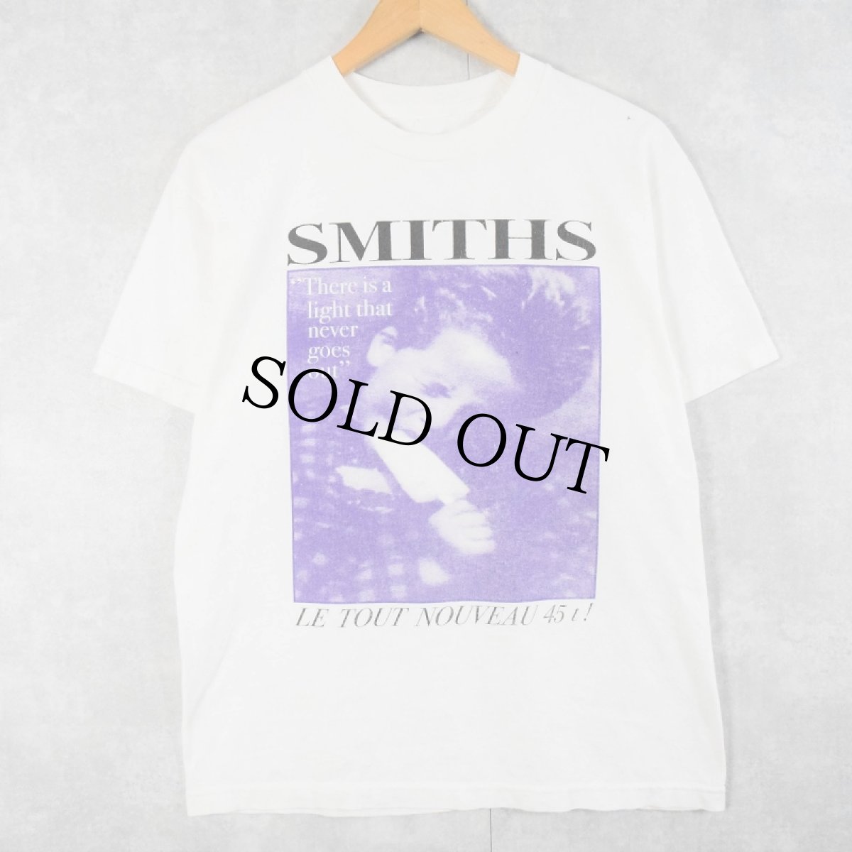 画像1: THE SMITHS "Le Tout Nouveau 45t!" ロックバンドTシャツ (1)