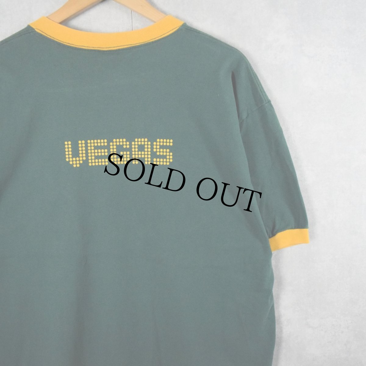 画像2: 90's The Crystal Method エレクトロニックミュージック デュオ プリントリンガーTシャツ XL (2)