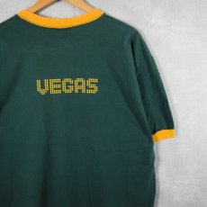 画像2: 90's The Crystal Method エレクトロニックミュージック デュオ プリントリンガーTシャツ XL (2)