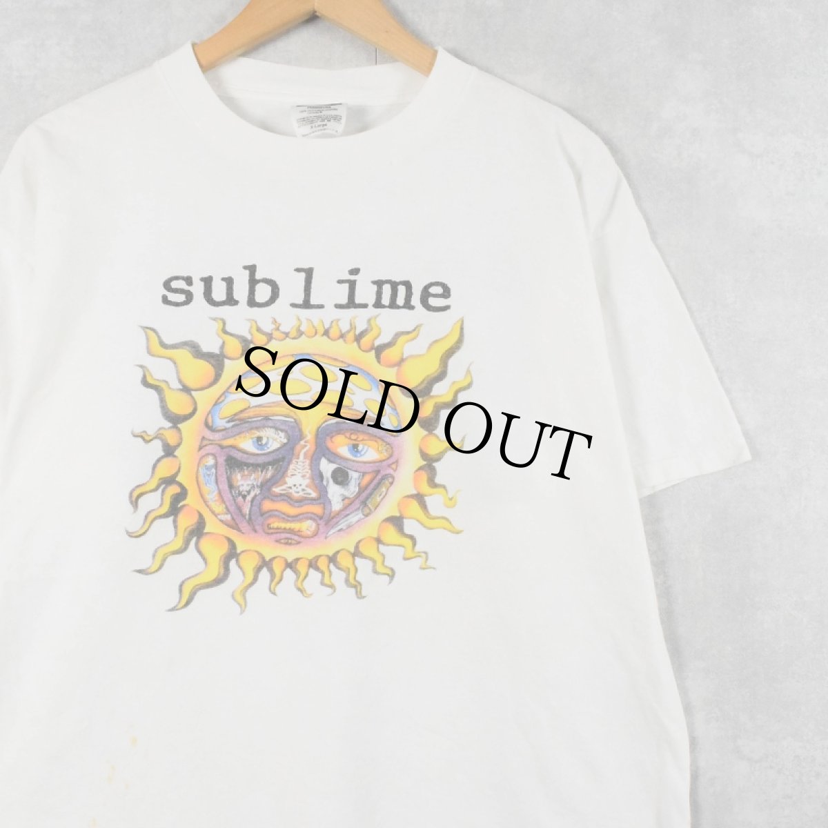 画像1: sublime "FREEDOM" ロックバンドプリントTシャツ XL (1)