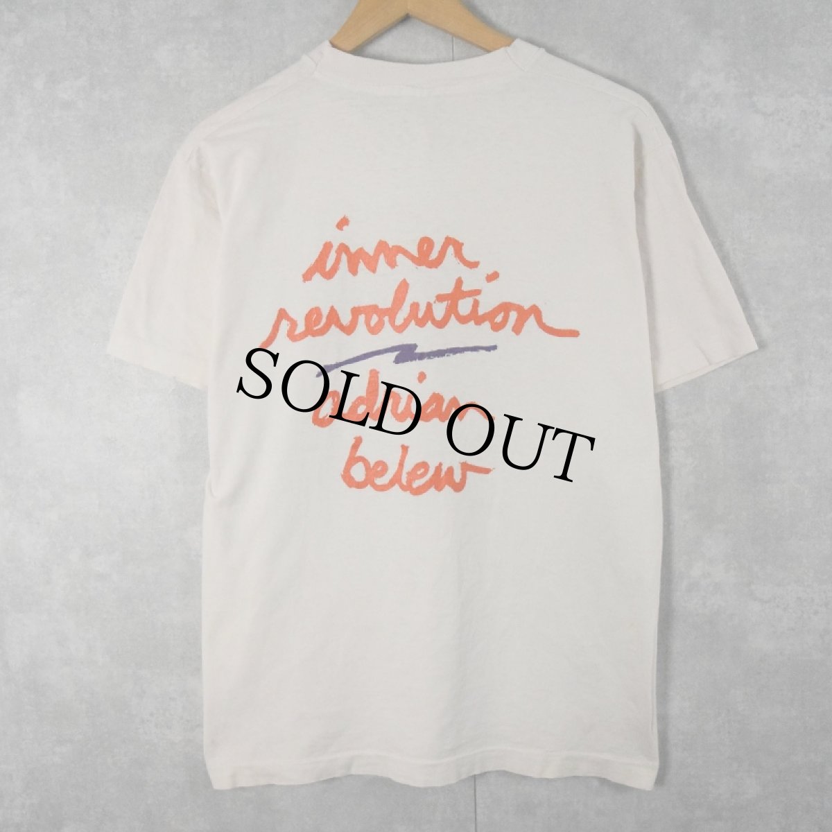 画像2: 90's Adrian Belew USA製 ミュージシャンプリントTシャツ L (2)