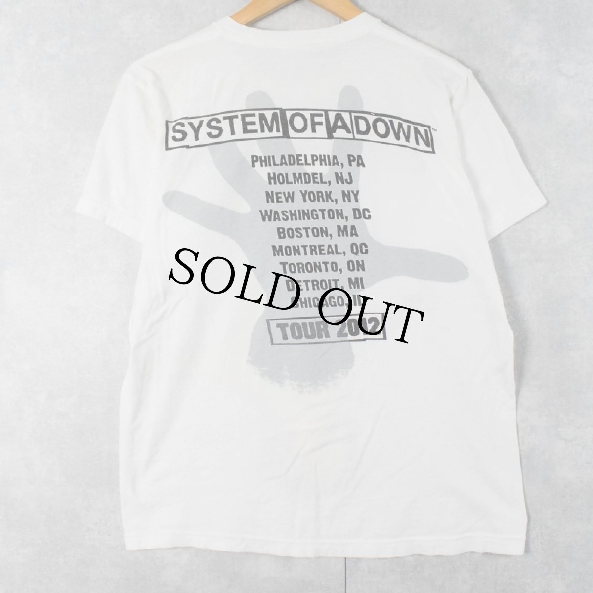 画像2: SYSTEM OF A DOWN ニュー・メタルバンド プリントTシャツ (2)