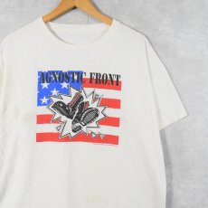 画像1: 【SALE】 2004 AGNOSTIC FRONT ハードコア・パンクバンド プリントTシャツ (1)