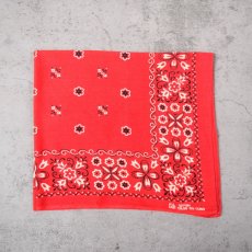 画像1: 【SALE】 60's FAST COLOR 花柄 バンダナ (1)