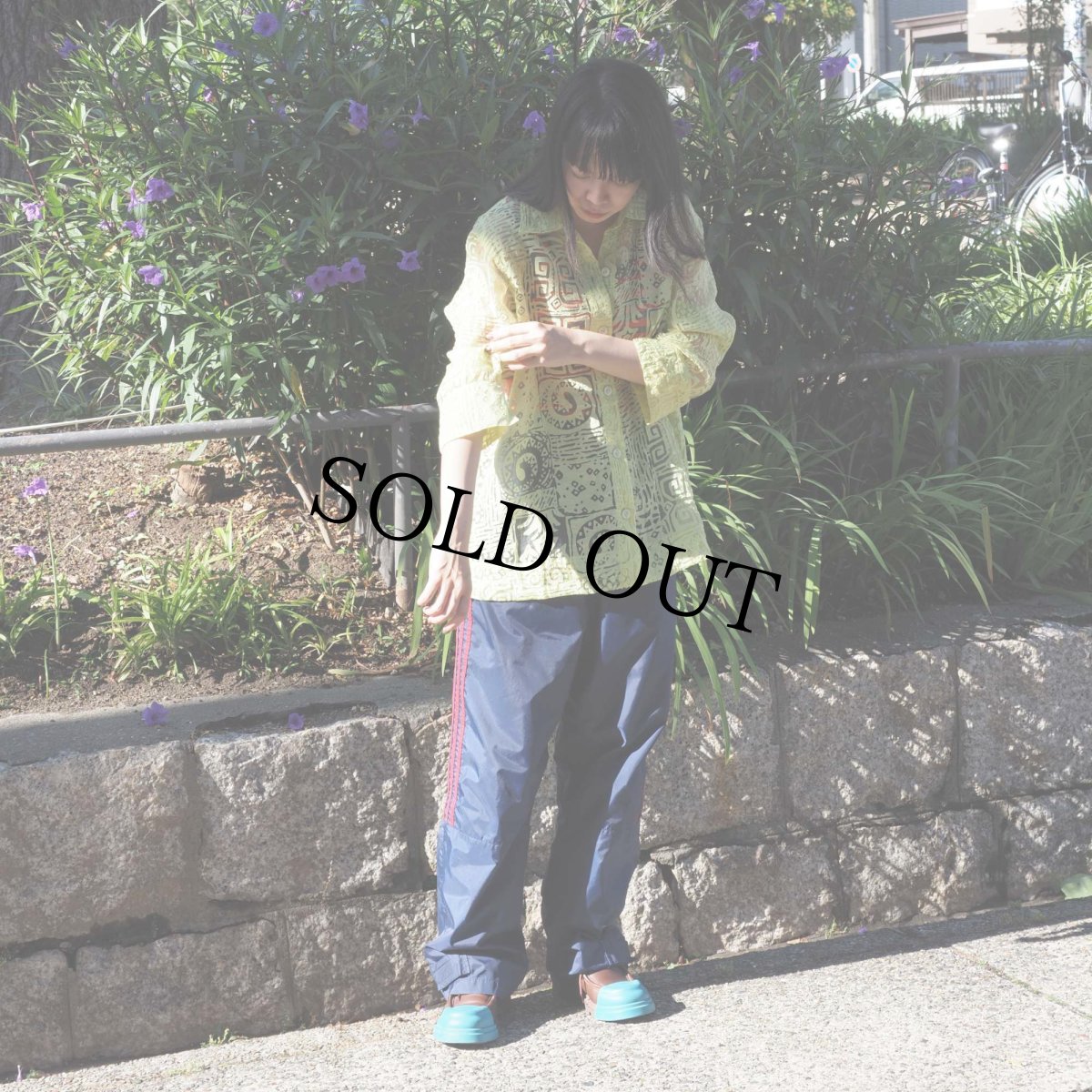 画像3: Rudy Rd. レーヨン×ナイロン 総柄 シースルーシャツ 10 (3)