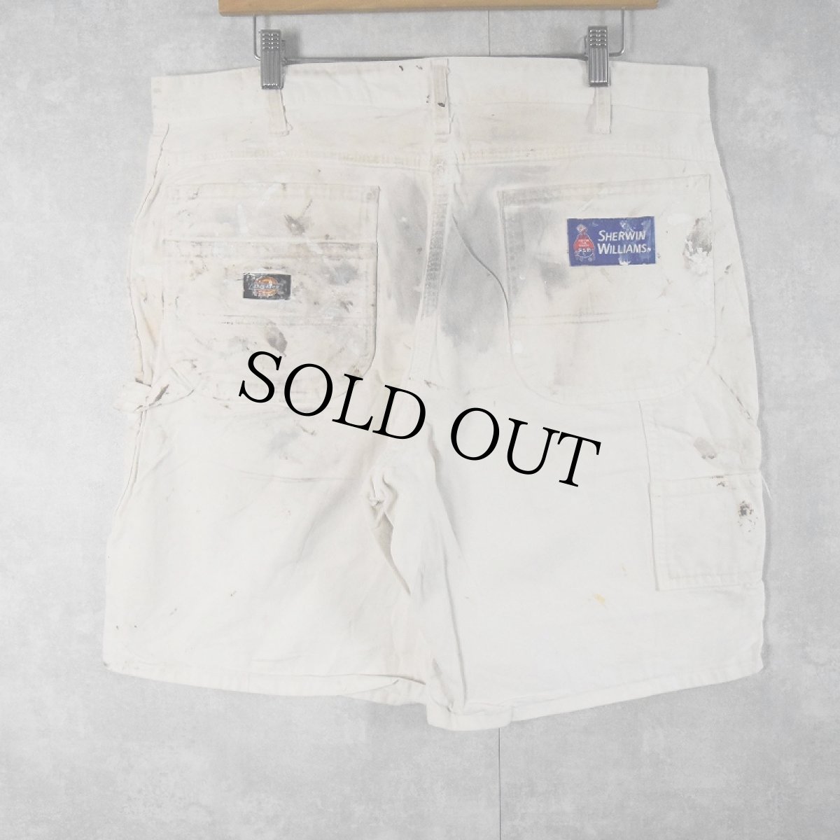 画像3: Dickies ペンキペイント ペインターショーツ W38 (3)