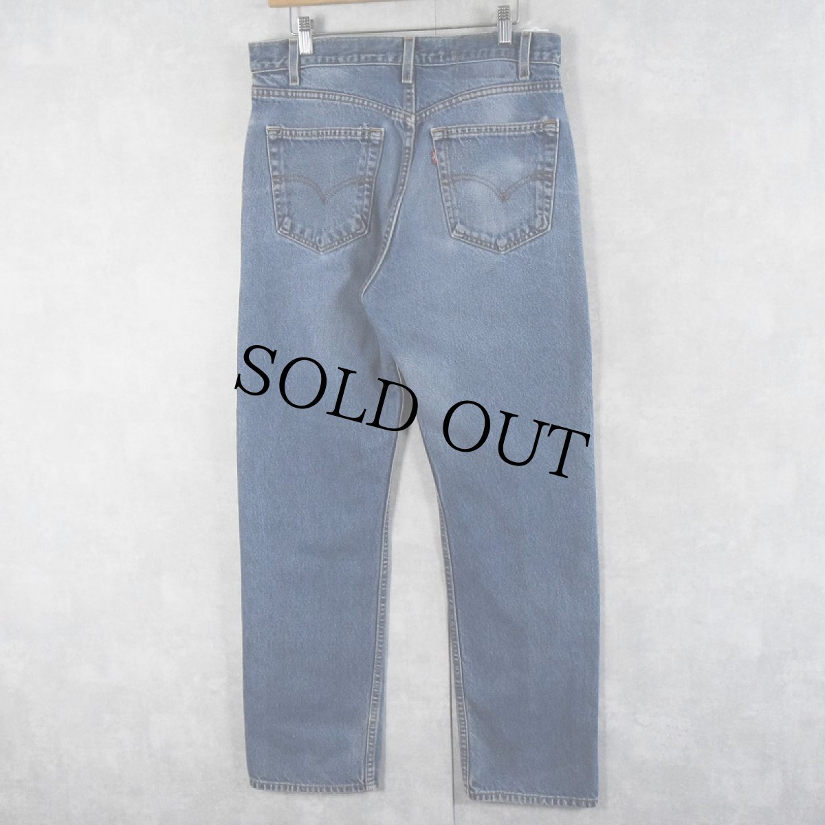 画像2: 2000's Levi's 505 "REGULAR FIT STRAIGHT LEG" USA製 デニムパンツ W33 (2)