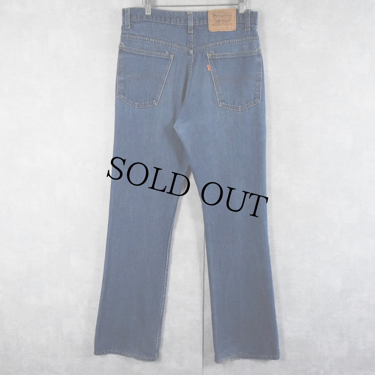 画像2: 80's Levi's 517 USA製 オレンジタブ デニムパンツ W33 (2)