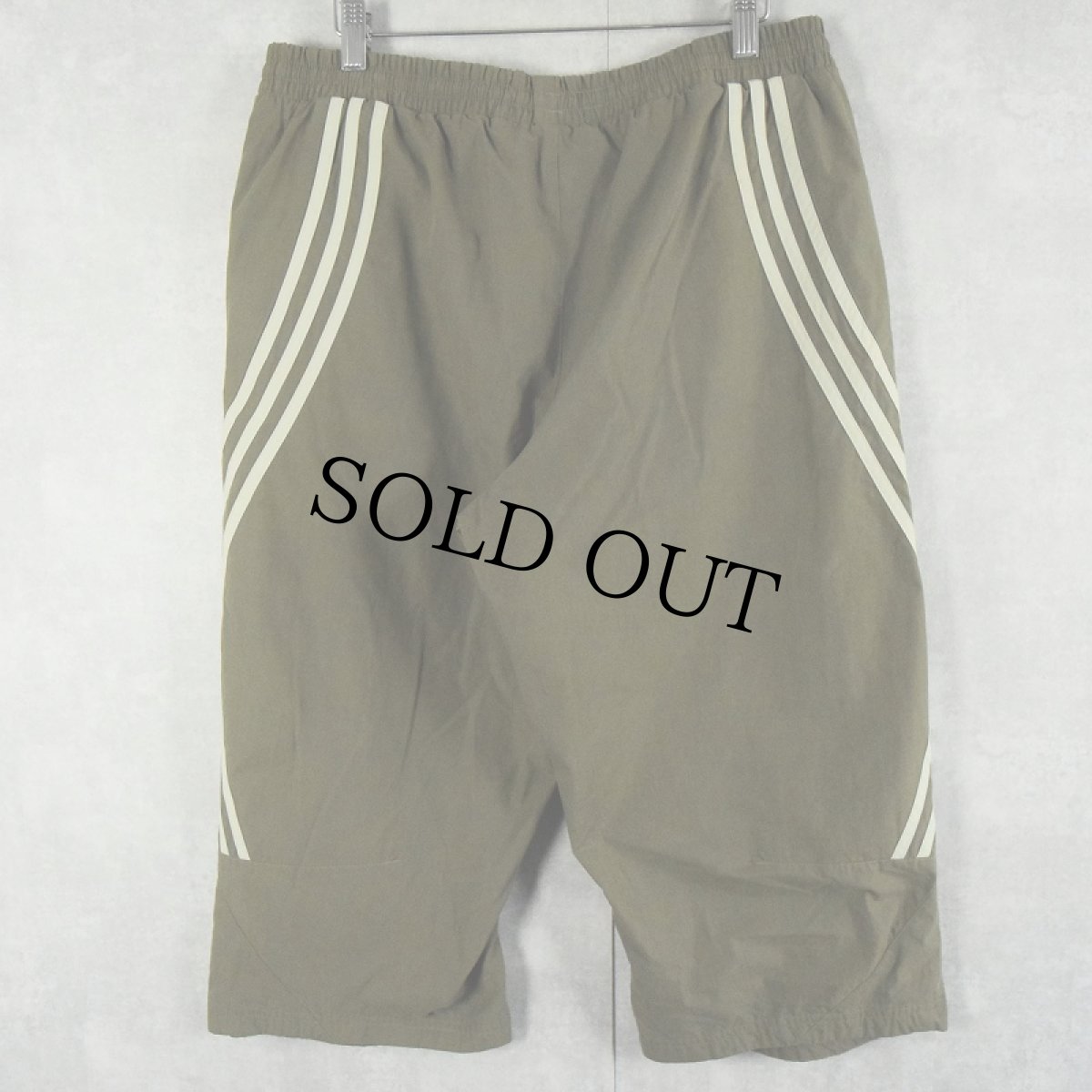 画像3: adidas サイドライン イージーハーフパンツ KHAKI M (3)