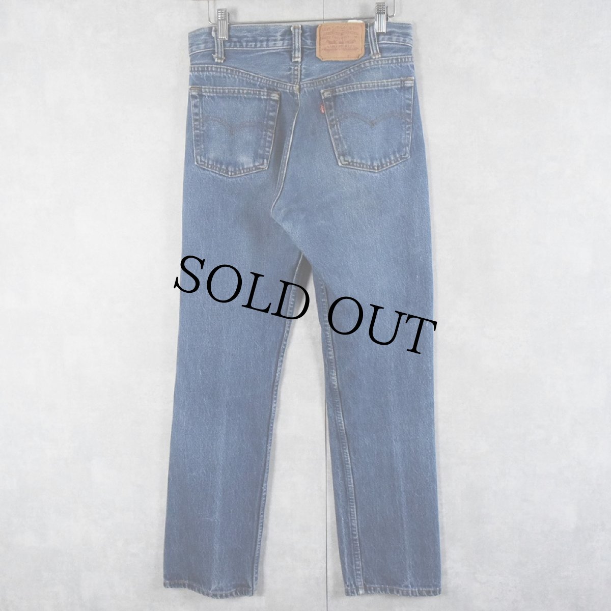 画像2: 80's Levi's 501 USA製 デニムパンツ W29 (2)