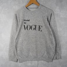 画像1: VOGUE 染み込み マガジンプリントスウェット (1)