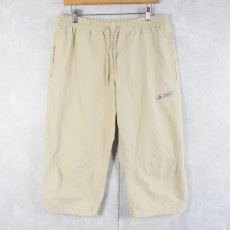 画像1: adidas ポリエステル×コットンイージーパンツ S (1)