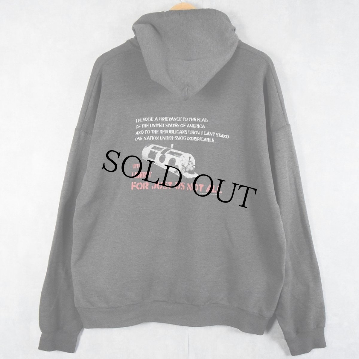 画像2: NOFX "THE DECLINE" パンク・ロック・バンド アルバムプリント スウェットフーディー XL (2)