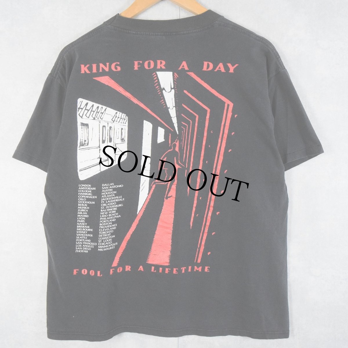 画像2: 【お客様専用ページ】90's FAITH NO MORE USA製 オルタナティヴ・ロックバンド プリントTシャツ BLACK L (2)